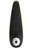 Чёрно-белый бесконтактный стимулятор клитора Womanizer +size 0588628