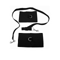 Чёрный комплект  S M ANKLE, WRIST AND TETHER 3PC KIT - 2 манжеты и поводок Sportsheets и Sex Mischief SS10051