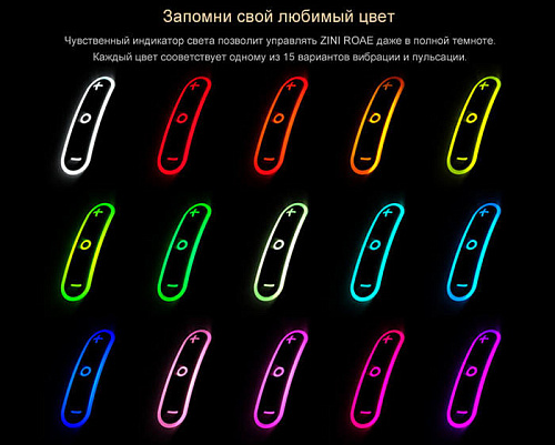 Фиолетовый вибратор ZINI ROAE ZV016