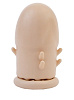 Удлиняющая насадка телесногоо цвета с усиками ToyFa 748012 (6 см)