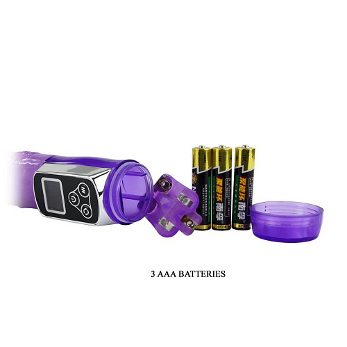 Вибратор фиолетового цвета с ротацией Baile Up and Down Love BW-037552-0603 (24 см)