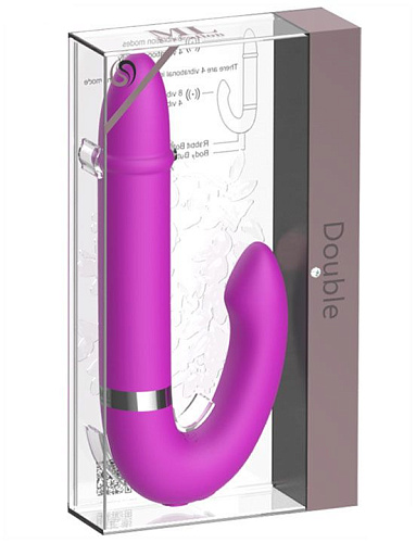 Двойной розовый вибратор ML Creation Double ML-DB-SRS (18 см)