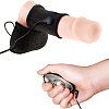 Чёрный электростимулятор для пениса и мошонки Pipedream Shock Therapy Cock Sock PD3724-08