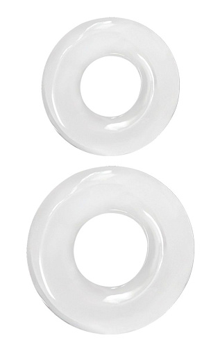 Набор из двух прозрачных эрекционных колец NS Novelties TLC A Real Man’s Cock Ring NSN-1111-71