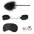 Чёрный игровой набор Shots Media BV Introductory Bondage Kit №2 OU365BLK