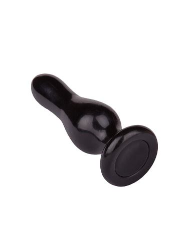 Чёрная анальная пробка LOVETOY (А-Полимер) MAGNUM 12 421200 (12 см)