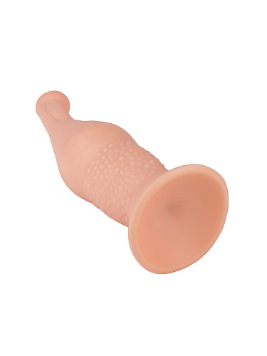 Телесный анальный стимулятор на присоске LOVETOY (А-Полимер) 102200 (16,5 см)