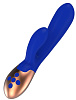 Синий вибратор с подогревом Shots Media BV Exquisite ELE002BLU (20,5 см)