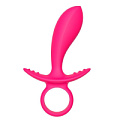 Розовая анальная пробка Dream Toys Silky Anal Finger 21435 (14,5 см)