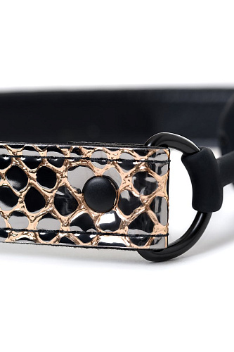 Набор золотисто-чёрных БДСМ-девайсов WANAME Goddess 477010