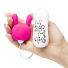 Розовый клиторальный стимулятор-зайчик Tokidoki SILICONE PURPLE BUNNY CLITORAL VIBRATOR E27705