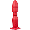 Красная анальная пробка с вибрацией Dream Toys MENZSTUFF VIBRATING BUTT PLUG 8.5INCH 21253 (21,5 см)