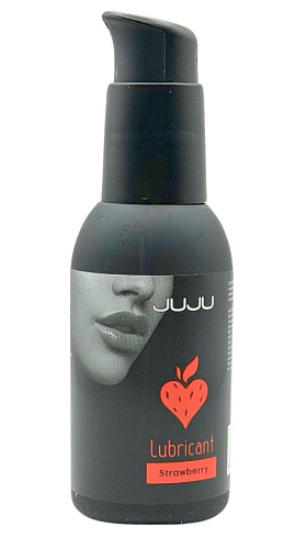 Съедобный лубрикант с ароматом клубники JuJu 987JU (100 мл)