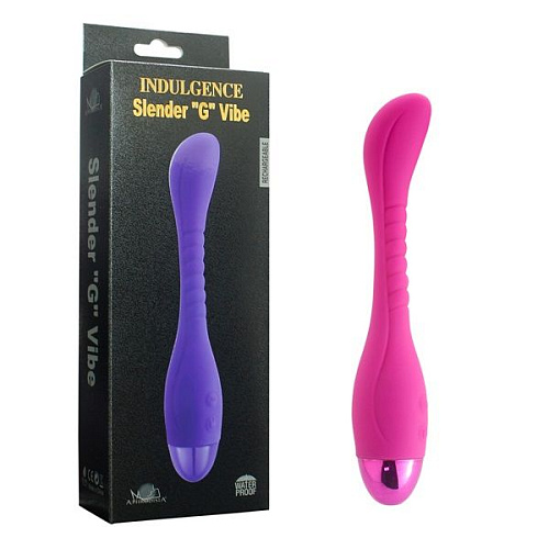 Розовый вибратор Howells INDULGENCE Slender G Vibe 174218pink (21 см)