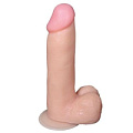 Телесный реалистичный фаллоимитатор на присоске Bior toys EE-10244 (16 см)