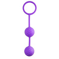 Фиолетовые вагинальные шарики Lovetoy Kegel Ball 46701 purple
