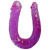 Фиолетовый двухголовый фаллоимитатор Pipedream LUCKY LADY PD3302-12 (30 см)
