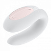 Белый вибратор для пар с управлением через приложение Satisfyer Double Joy J2008-16-2