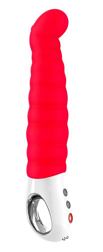 Оранжевый перезаряжаемый вибратор Fun Factory Patchy Paul G5 1101023 (23 см)