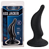 Чёрная анальная пробка Dream Toys ASS JACKER 20689 (12 см)