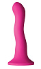 Розовый волнистый фаллоимитатор NS Novelties Shi/Shi Ripple 6 Dildo NSN-0221-14