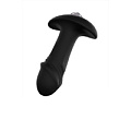 Чёрная анальная втулка с вибрацией S-HANDE Stararrow SHD-012 (10 см)
