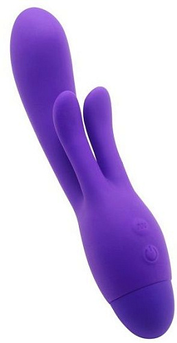 Фиолетовый вибратор Howells INDULGENCE Frolic Bunny 174206pur (18,5 см)