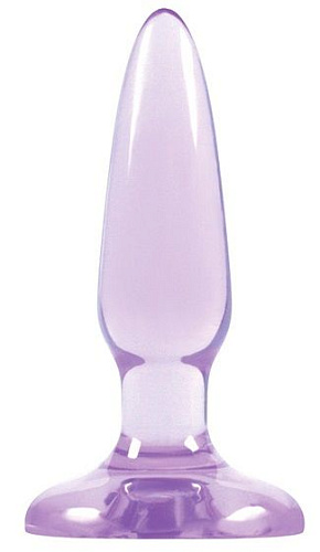 Фиолетовая анальная мини-пробка NS Novelties Jelly Rancher Pleasure Plug Mini NSN-0450-15 (8,1 см)