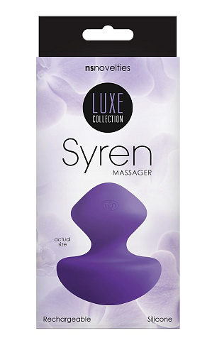Фиолетовый универсальный вибромассажёр NS Novelties Luxe Syren Massager NSN-0208-65