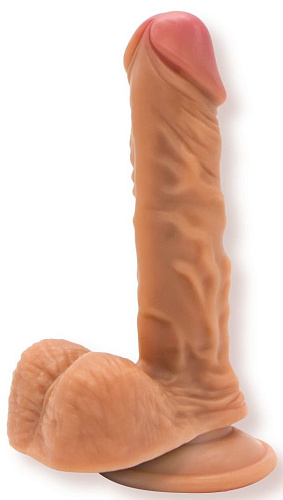 Кофейный фаллоимитатор на присоске Lola toys Fearless 6003-01lola (16,8 см)