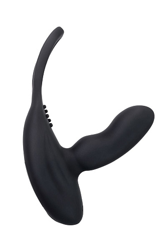 Чёрный стимулятор простаты с вибрацией Levett Maud 15049
