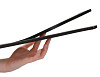 Чёрная шлёпалка Shots Media BV Two Finger Paddle Tawse PAI026BLK (51 см)