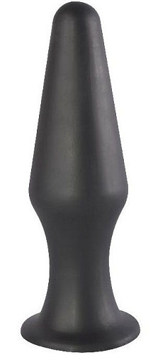 Чёрная коническая анальная пробка Sitabella SB-9006 (10,6 см)