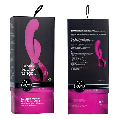 Розовый вибратор Хай-Тек Jopen LEIA JO-8080-00-3