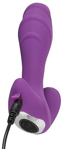 Фиолетовый вибратор Orion Javida 3-point Vibe 0583375 (15 см)