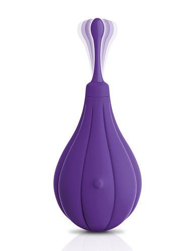 Фиолетовый вибростимулятор с 3 насадками Pipedream Focus Sonic Vibrator JJ10503