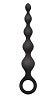 Чёрная анальная цепочка NS Novelties Perles D Lux Short NSN-0530-23 (16,5 см)