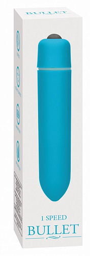 Голубая вибропуля Shots Media BV Speed Bullet BGT005BLU (9,3 см)