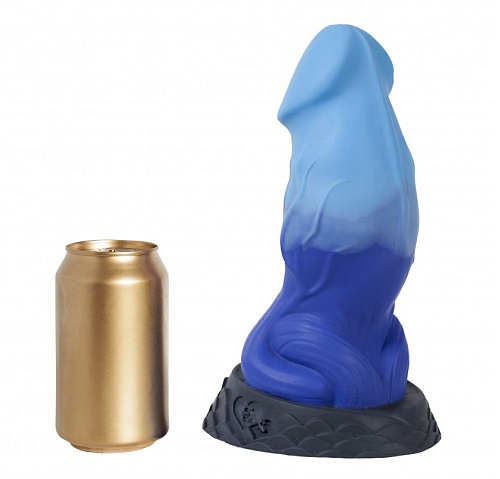 Синий фаллоимитатор Erasexa «Ночная Фурия» Large+ zoo104 (26 см)