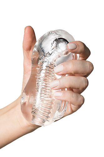 Прозрачный мастурбатор ToyFa Lingam Indira 880101