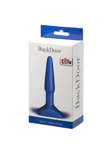 Синий анальный стимулятор Lola toys Small Anal Plug 510252lola (12 см)
