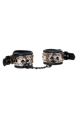 Набор золотисто-чёрных БДСМ-девайсов WANAME Goddess 477010