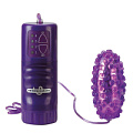 Фиолетовое водонепроницаемое виброяйцо с пупырышками Seven Creations 15-31-CPU-BCD