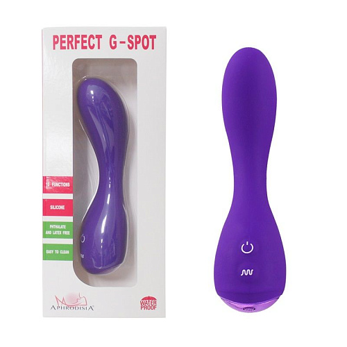 Фиолетовый вибратор Howells Perfect G-Spot 93001Pur (16,2 см)