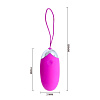 Лиловое виброяичко с дистанционным управлением Baile BI-014362W