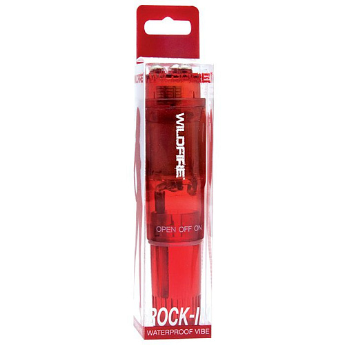 Красная водонепроницаемая виброракета Topco Sales Wildfire Rock-In Waterproof Massager 1112467
