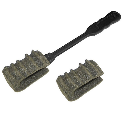 Ёршик для очистки гидропомпы чёрно-серого цвета Bathmate BSH-02-GRY