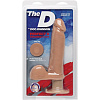 Телесный вибратор-реалистик Doc Johnson The D Perfect D Vibrating 8 1701-04-CD (23 см)