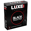 Чёрные презервативы Luxe Royal Black Collection №3 (3 шт)