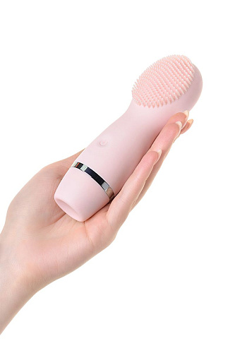 Розовый силиконовый массажер для лица ToyFa Yovee Gummy Peach 244002